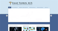 Desktop Screenshot of emadtadrosmd.com